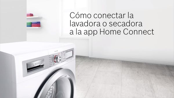 Conectar lavadora o secadora Home Connect