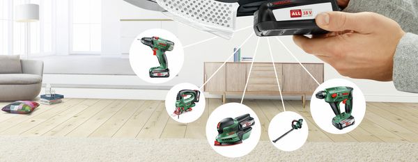 18-volt Home & Garden cordless system.