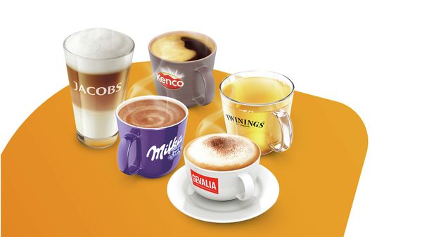 TASSIMO HAPPY de Bosch : 40 recettes de vos marques préférées (dont Jacobs, Milka, Twinings).
