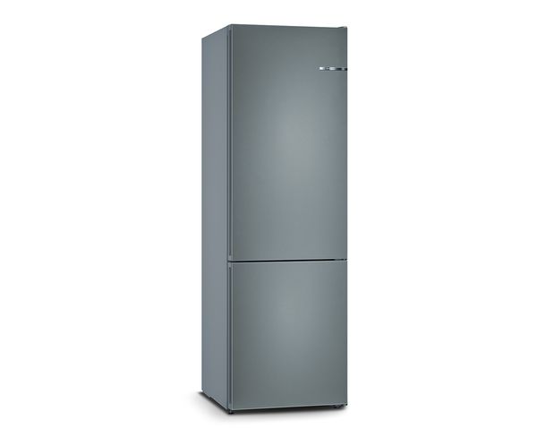 Combiné réfrigérateur-congélateur Vario Style ou four Série 8 de Bosch en couleur anthracite nacré.