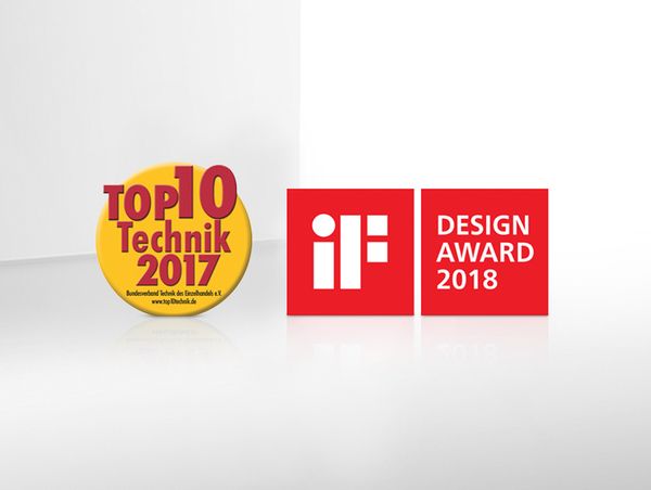 Prix du meilleur design et de la meilleure innovation produit pour les réfrigérateurs-congélateurs colorés de Bosch.