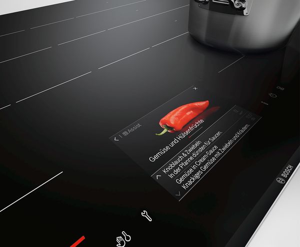 accent line Kochfelder Assist Funktion