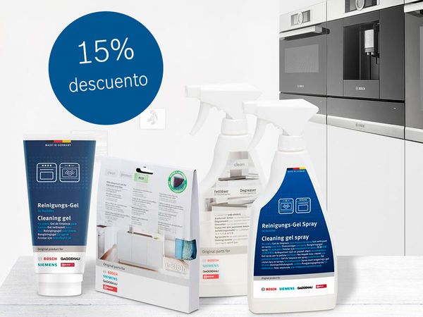 15% de descuento en todos los accesorios y limpiadores para hornos
