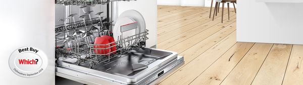 Bosch Dishwasher SMS67MW00G with Which award logo