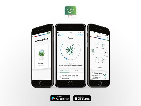 Die App für den SmartGrow Kräutergarten