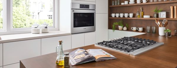 Bosch gas cooktop and wall oven
