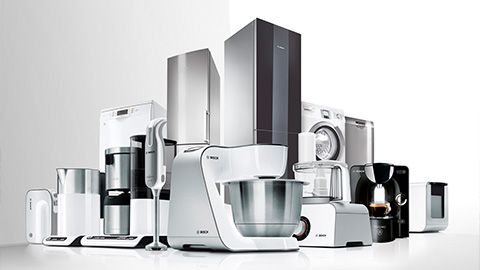 Collection of Bosch Appliances on display