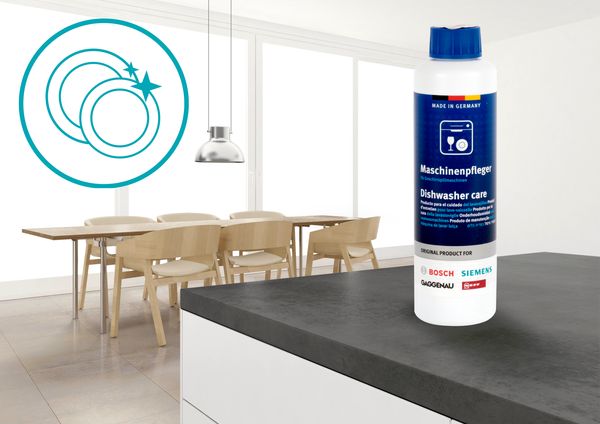 Clean your Bosch dishwasher quickly and easily.