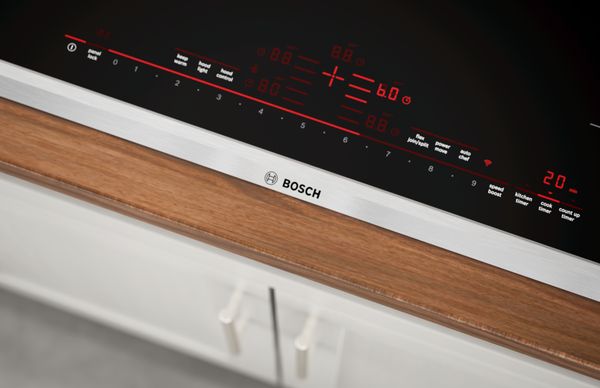 Bosch cooktop with framed design