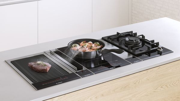 Domino ventilation modules: for chefs who prefer a state-of-the-art cooker hood.