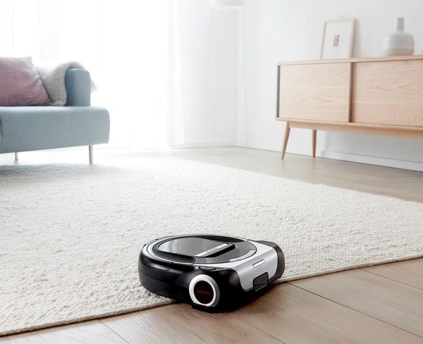 Eine Revolution in Ihrem Wohnzimmer: der Staubsaugerroboter Roxxter von Bosch.