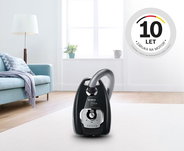 MyBosch – 10letá záruka na motor vysavačů Bosch.