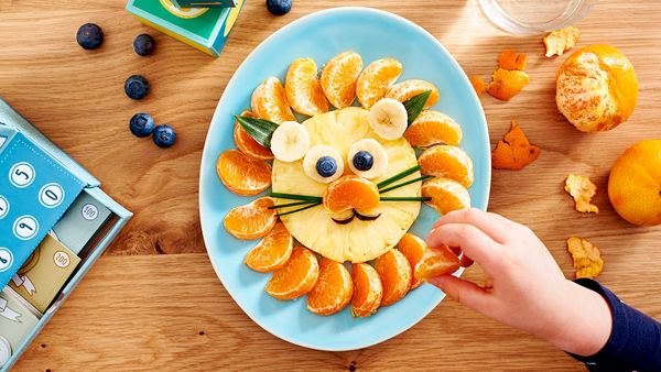 Kreativ angerichtet macht Kindern gesundes Essen Spaß.