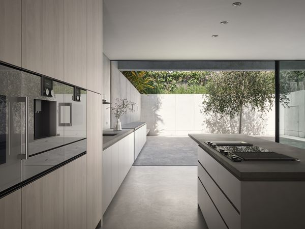 Gaggenau 400 series cooktops in modern house