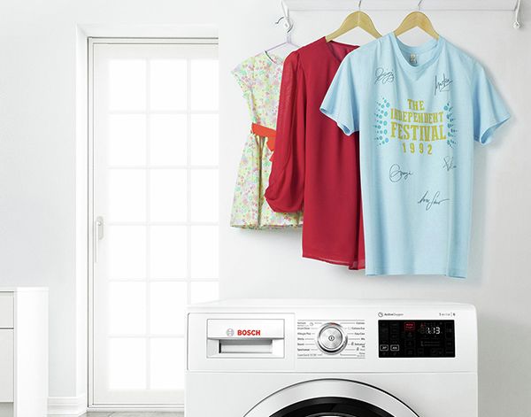 Mẹo chăm sóc quần áo với máy giặt Bosch