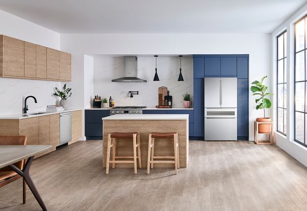 Bosch kitchen in modern blue