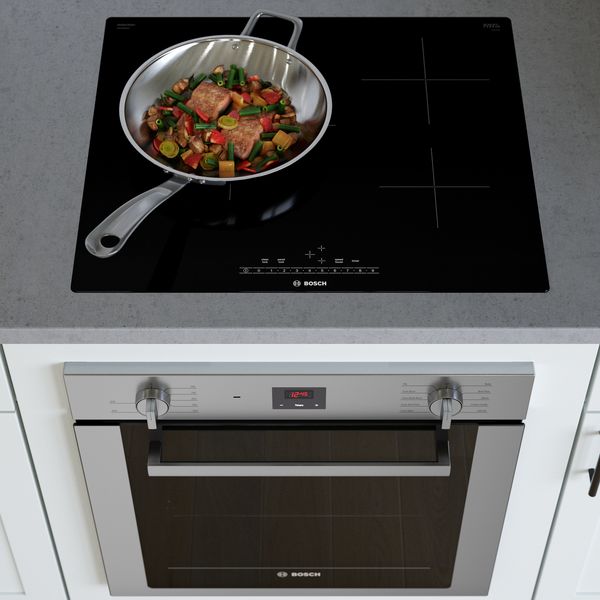 Bosch 24" cooktop installed 