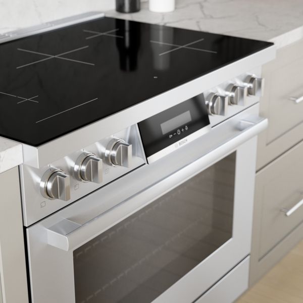 Bosch industrial style induction ranges