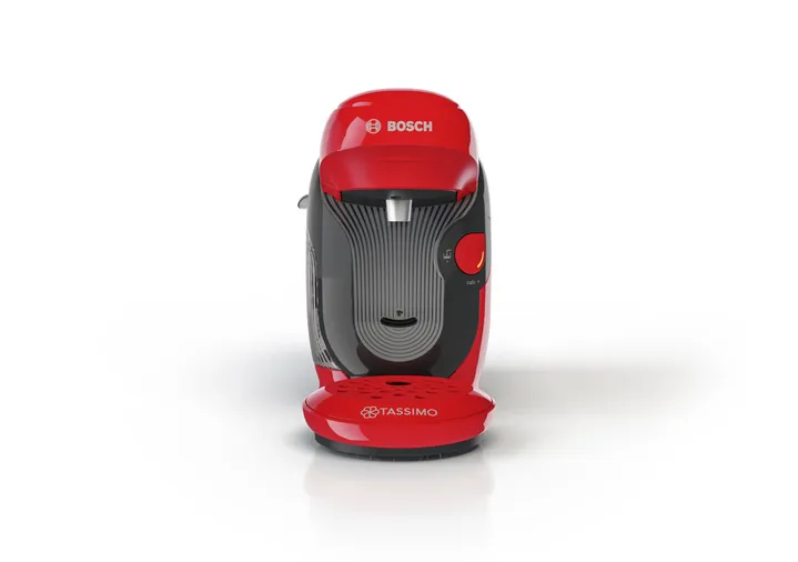 Bosch TAS1103 Tassimo Style Machine à capsules entièrement automatique plus de 70 boissons 1400 W rouge convient pour toutes les tasses taille compacte 