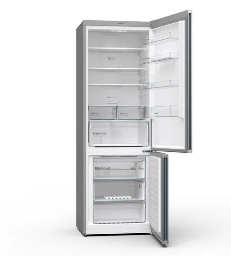 Bosch Kgn49Xiea Serie 4 Réfrigérateur congélateur installation libre h 203  x 70 cm acier inoxydable