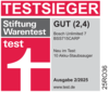 Stiftung Warentest Auszeichnung: Bosch Staubsauger BSS715CARP