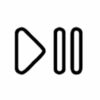 Start or pause symbol