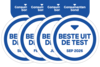 Vier keer beste uit de test, meest recent september 2026