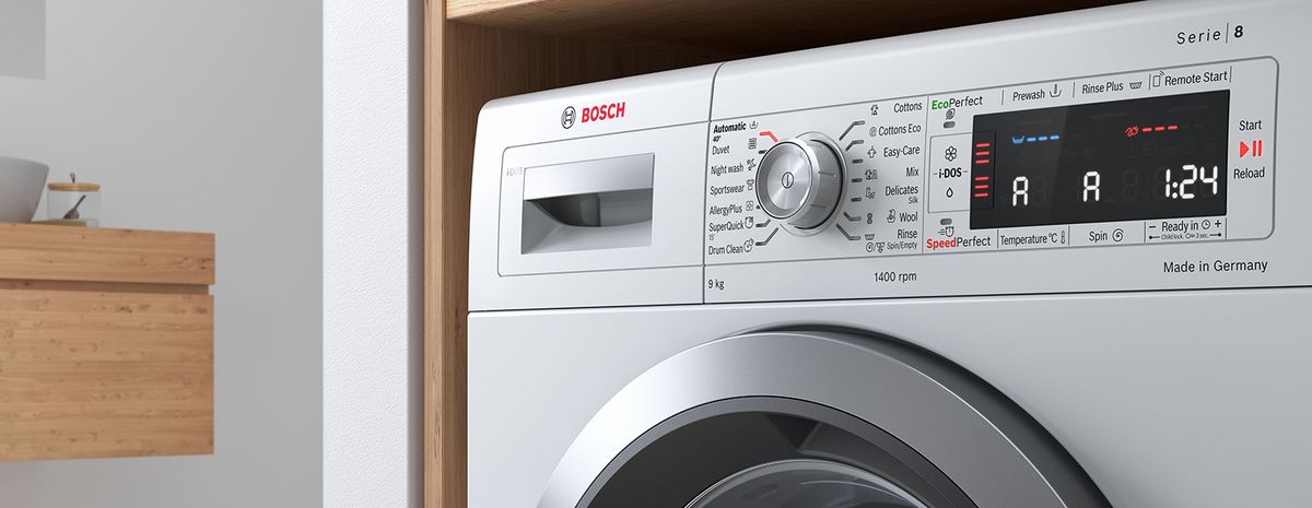 Washing Machine Symbols And Settings | Bosch | Ie