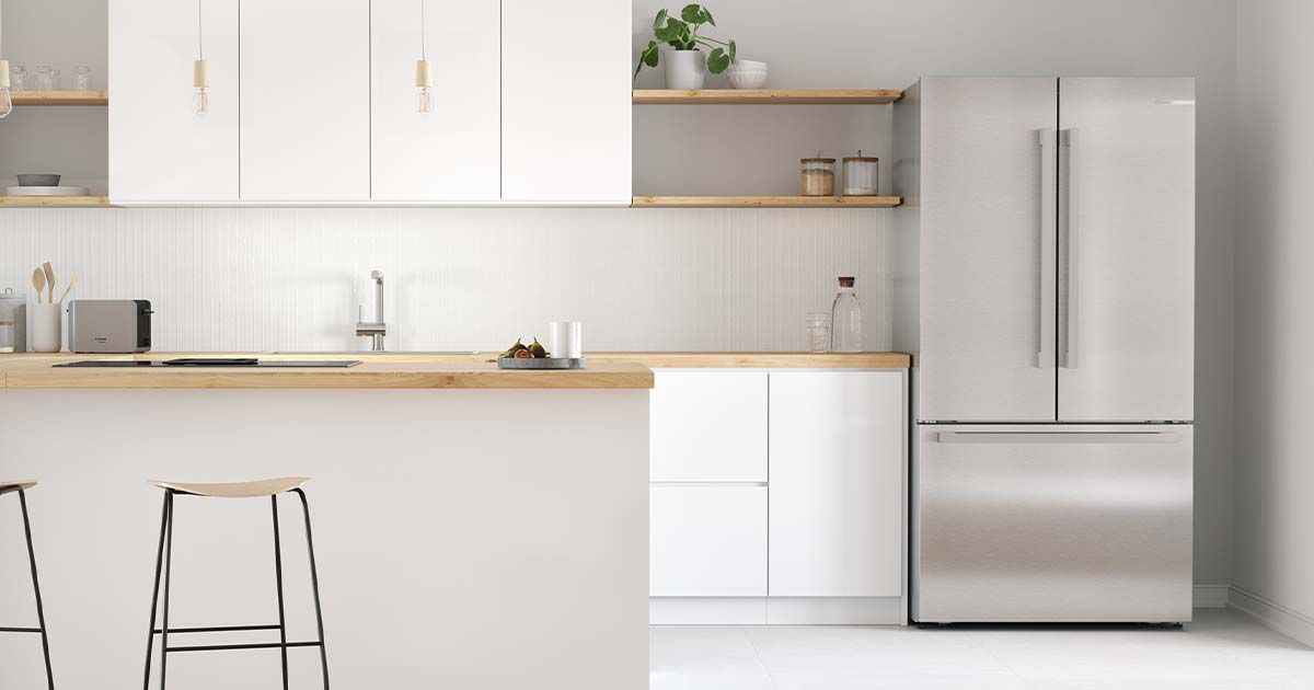 Cajones con rieles telescópicos  Kitchen appliances, Kitchen, French door  refrigerator