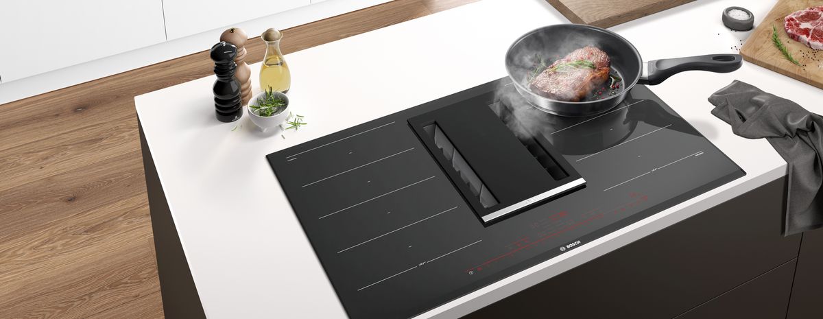 accent | line Kochfelder und Kochfelder mit integriertem Bosch Kochfelder mit integriertem Dunstabzug Bosch Hausgeräte