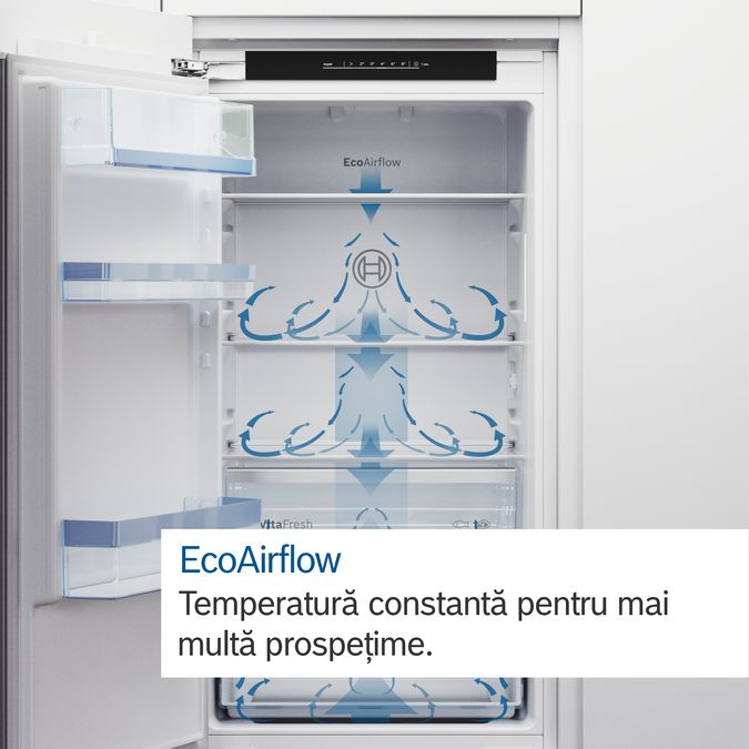 Seria 4 Combină frigorifică încorporabilă 177.2 x 54.1 cm flat hinge KIN86VFE0 KIN86VFE0-7