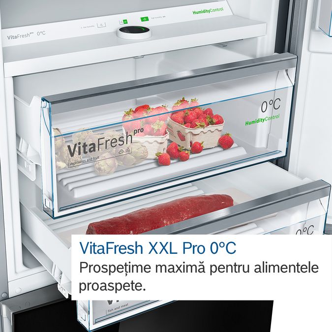 Seria 8 Combină frigorifică independentă 193 x 70 cm Inox AntiAmprentă KGF56PIDP KGF56PIDP-10