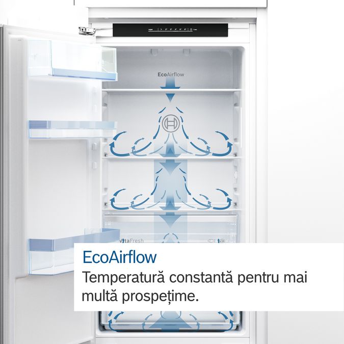 Seria 4 Combină frigorifică încorporabilă 193.5 x 55.8 cm Balama plată KIN96VFD0 KIN96VFD0-11