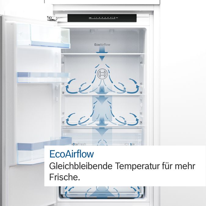 Einbau-Kühl-Gefrier-Kombination mit LU unten Gefrierbereich | KIV86VSE0 BOSCH