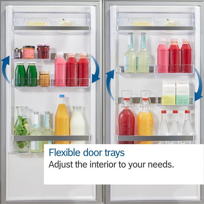 Series 6 Free-standing fridge-freezer with freezer at bottom 203 x 60 cm Stainless steel (with anti-fingerprint) KGN39AIAT KGN39AIAT-14