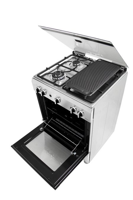 Serie 4 Cocina de gas de libre instalación Gris claro HSG14I31SE HSG14I31SE-3