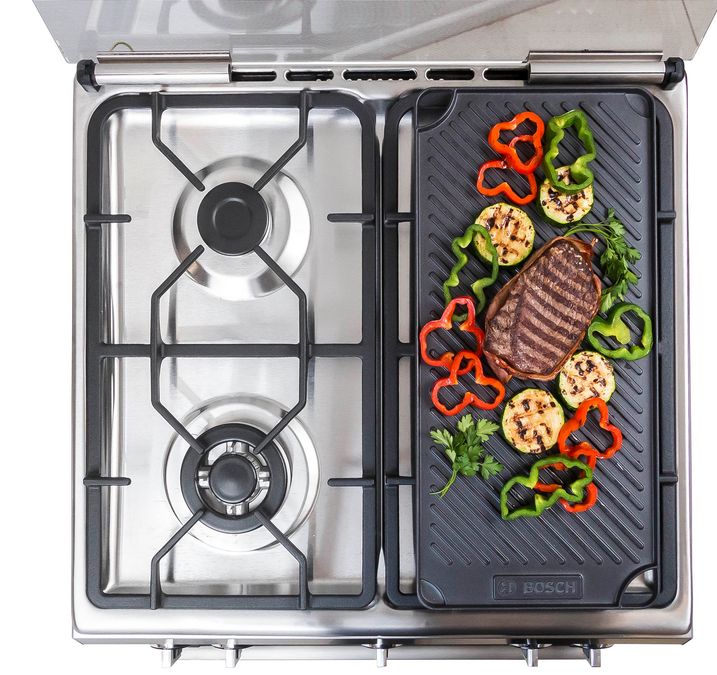 Serie 4 Cocina de gas de libre instalación Gris claro HSG14I31SE HSG14I31SE-4