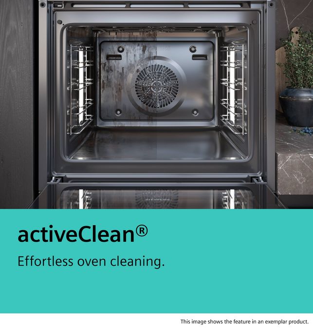 iQ700 Inbyggnadsugn med ångfunktion 60 x 60 cm Svart HR876GDB6S HR876GDB6S-7