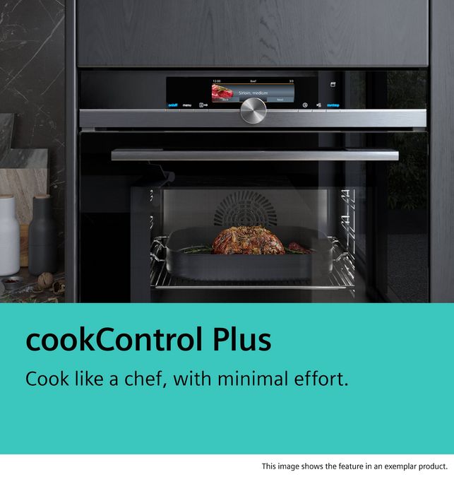 iQ700 Kompakt ångugn 60 x 45 cm Rostfritt stål CS656GBS2 CS656GBS2-10