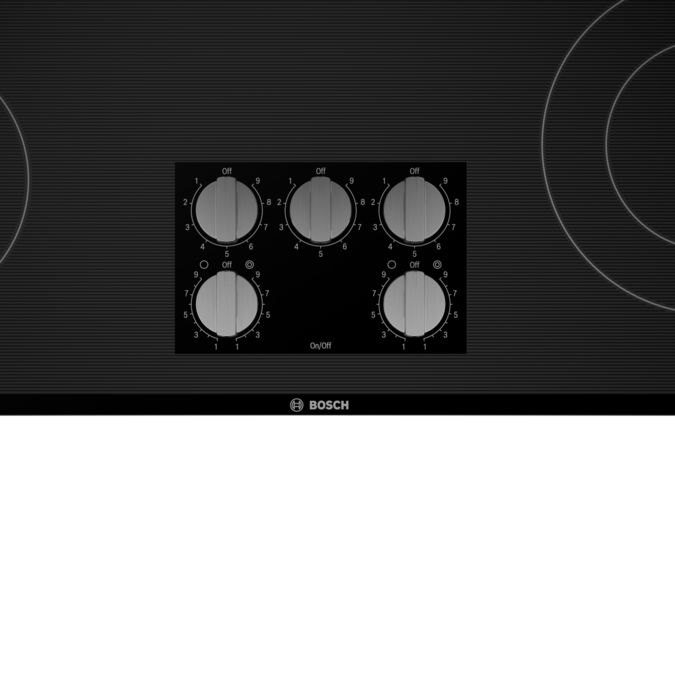 500 Series Electric Cooktop 36'' Black, Without Frame NEM5666UC NEM5666UC-8