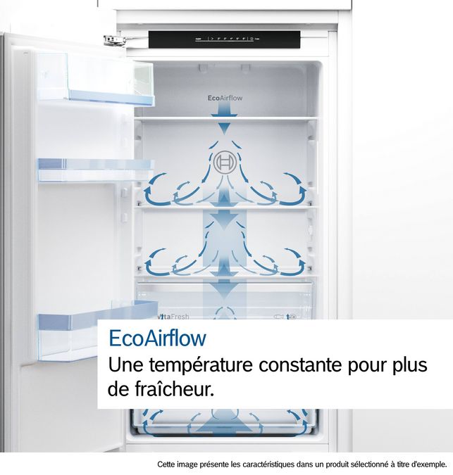 Série 6 Réfrigérateur intégrable avec compartiment de congélation 102.5 x 56 cm Charnières plates SoftClose KIL32ADD1 KIL32ADD1-8