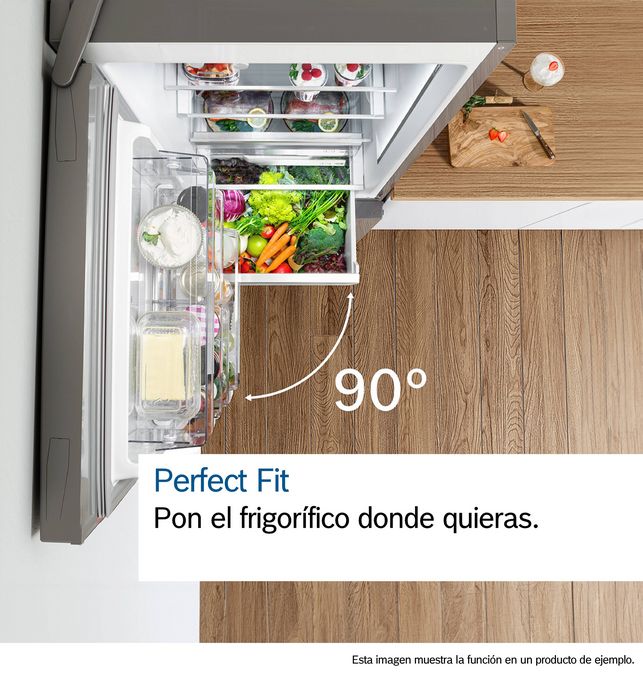 Serie 4 Frigorífico combinado de libre instalación 203 x 60 cm Blanco, Total No Frost KGN39VW4A KGN39VW4A-5