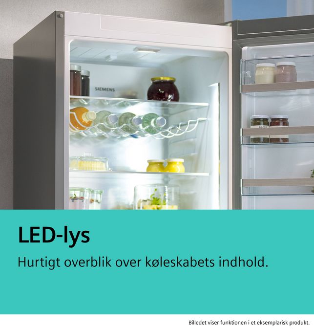 iQ300 Køle-/fryseskab 203 x 70 cm Fingeraftryk afvisende børstet stål , Total noFrost KG49NXIEP KG49NXIEP-10