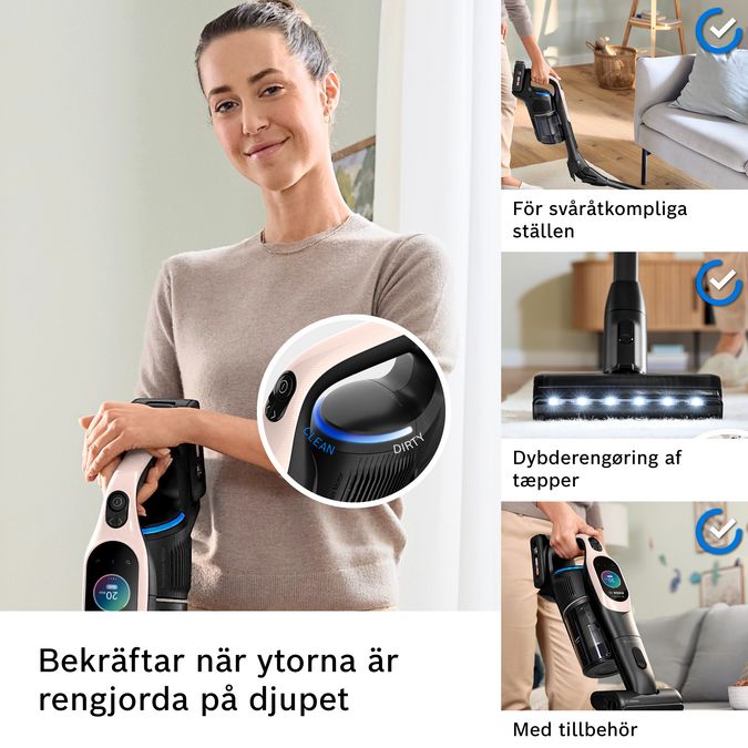 Sladdlös dammsugare Unlimited 10 Puderrosa BKS1041RHF BKS1041RHF-3