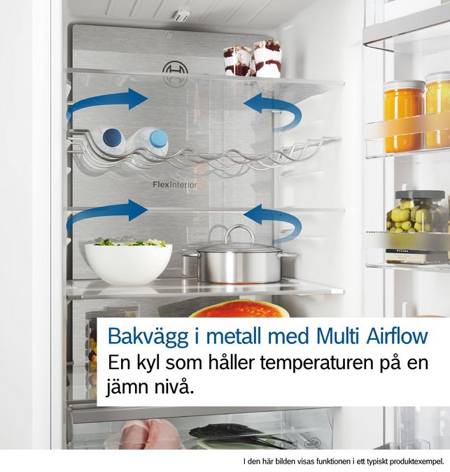 Serie 6 Kombinerad kyl/frys 203 x 60 cm Borstat stål med anti-fingerprint, Total No Frost KGN39AICU KGN39AICU-15