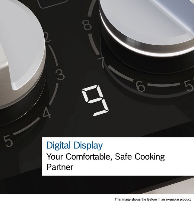 Serie 8 Placa de gas 90 cm Vidrio templado, Negro PRS9A6H40 PRS9A6H40-9