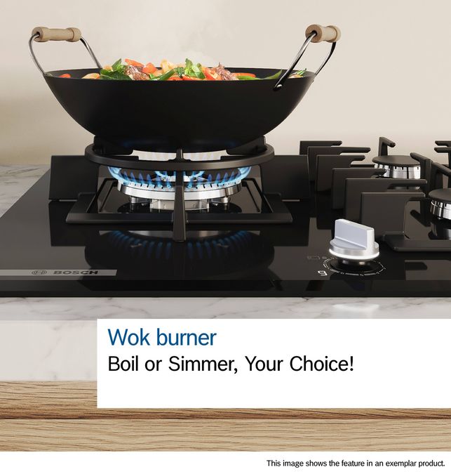 Serie 4 Placa de gas 60 cm Acero inoxidable PGH6B5K90 PGH6B5K90-7