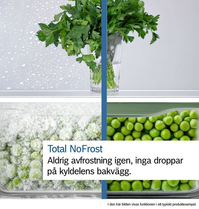 Serie 6 Kombinerad kyl/frys 203 x 60 cm Borstat stål med anti-fingerprint, Total No Frost KGN39AICU KGN39AICU-16