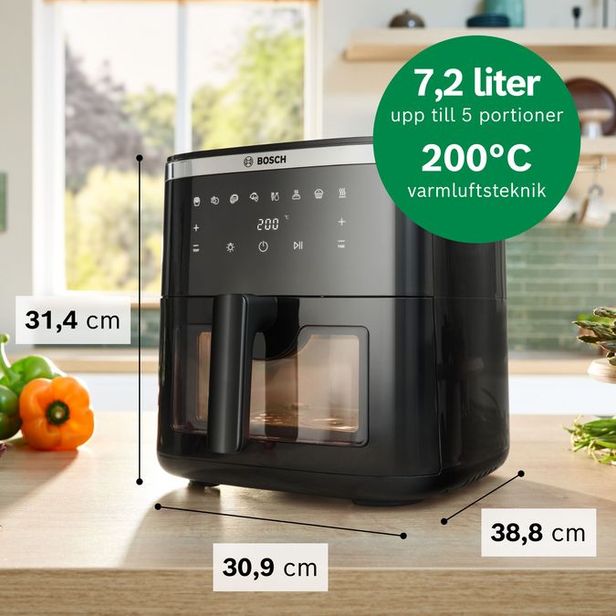 Serie 6 Air Fryer Svart MAF671B0 MAF671B0-13