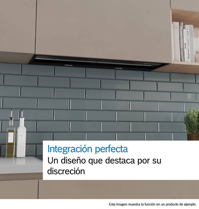 Serie 6 Campana decorativa pared integrada 90 cm Cristal negro, Negro mate DBB97DP60 DBB97DP60-18